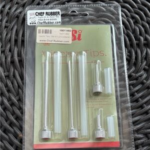 iSi Set of 4 Stainless Steel Injector Tips for Filling & Decorating 10011462